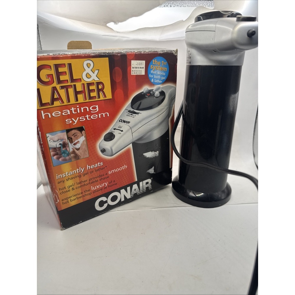 Conair Hot Gel Lather Machine Heating System NO LATHER NOZZEL DISPENSER See Desc